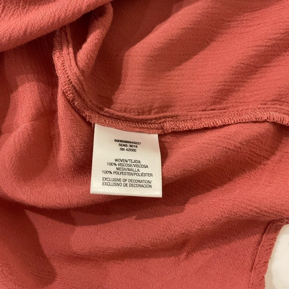 Route 66 Dress Boho Style Floral Embroidery Bell Sleeves Women’s Size Medium - Picture 9 of 10